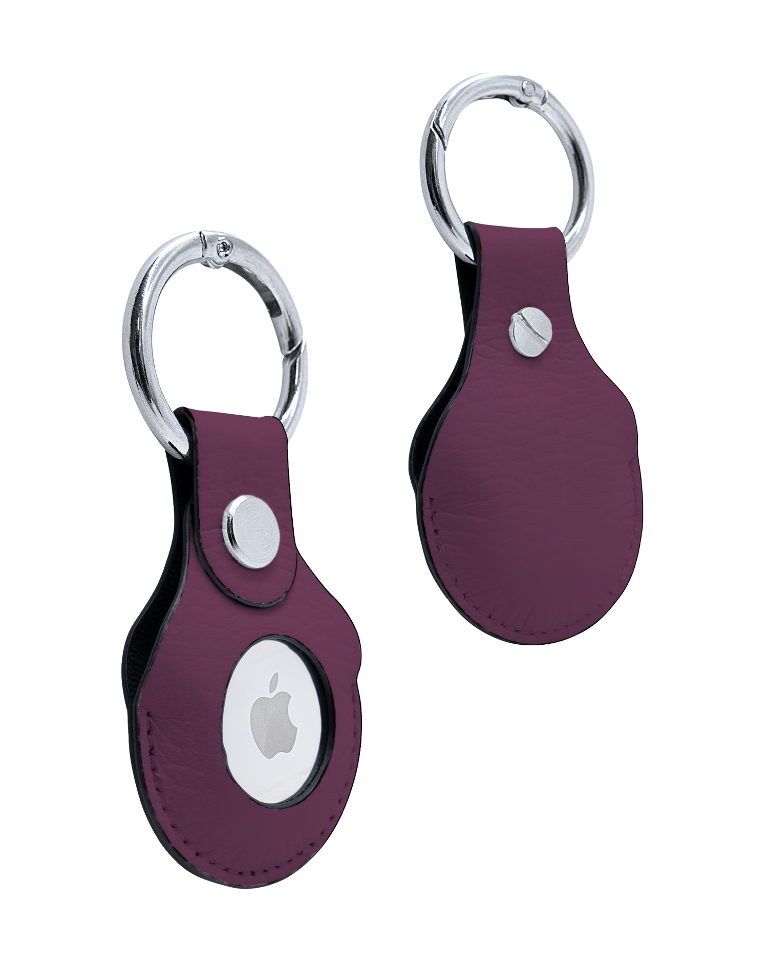 AirTag Holder with PLUM Design: Front and Back
