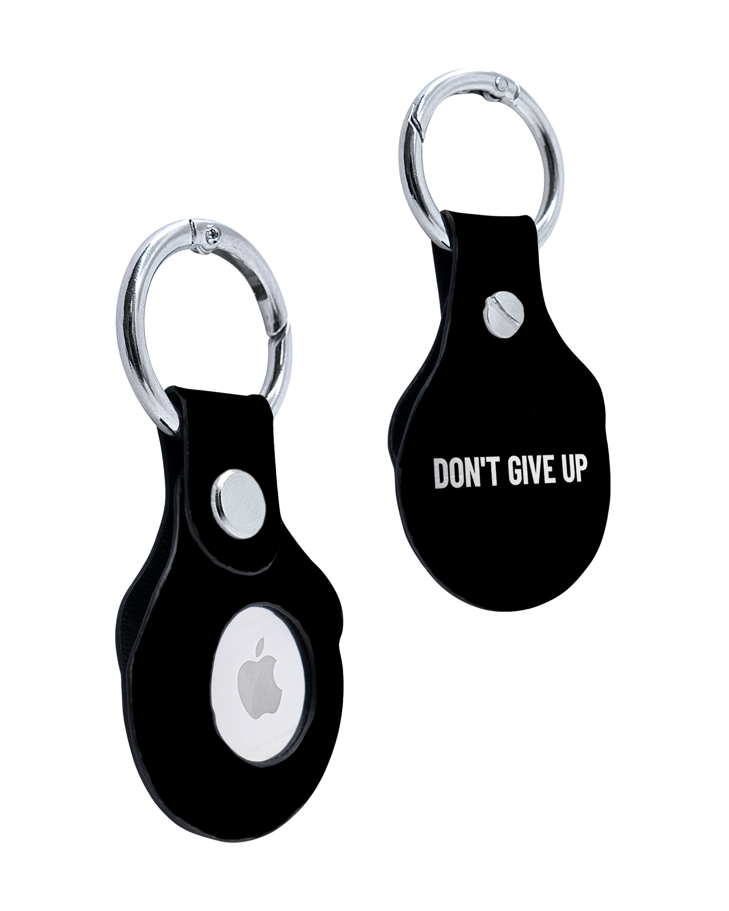 AirTag Holder with Dont Give Up Design: Front and Back