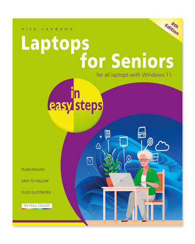 Laptops for Seniors in easy steps 8th edition - Cover