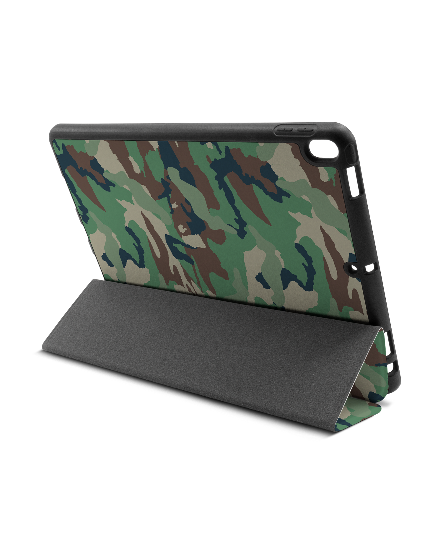 Green and Brown Camo iPad Case with Pencil Holder Apple iPad Pro 10.5