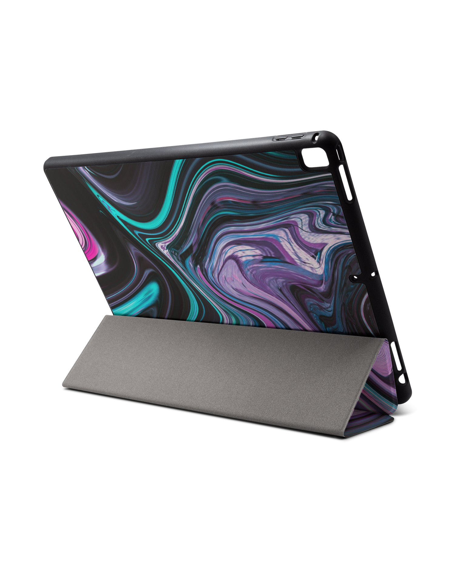 Digital Swirl iPad Case with Pencil Holder for Apple iPad Pro 2 12.9