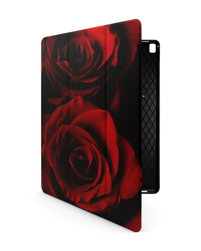 Red Roses iPad Case with Pencil Holder for Apple iPad Pro 2 12.9" (2017)