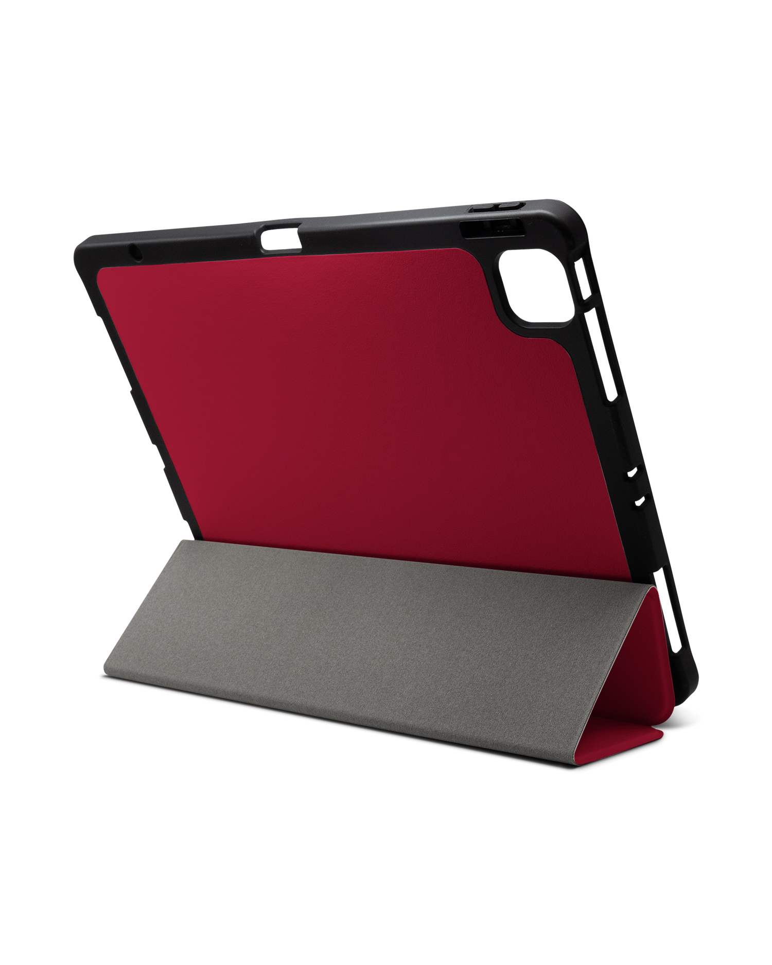 RED iPad Case with Pencil Holder for Apple iPad Pro 6 12.9