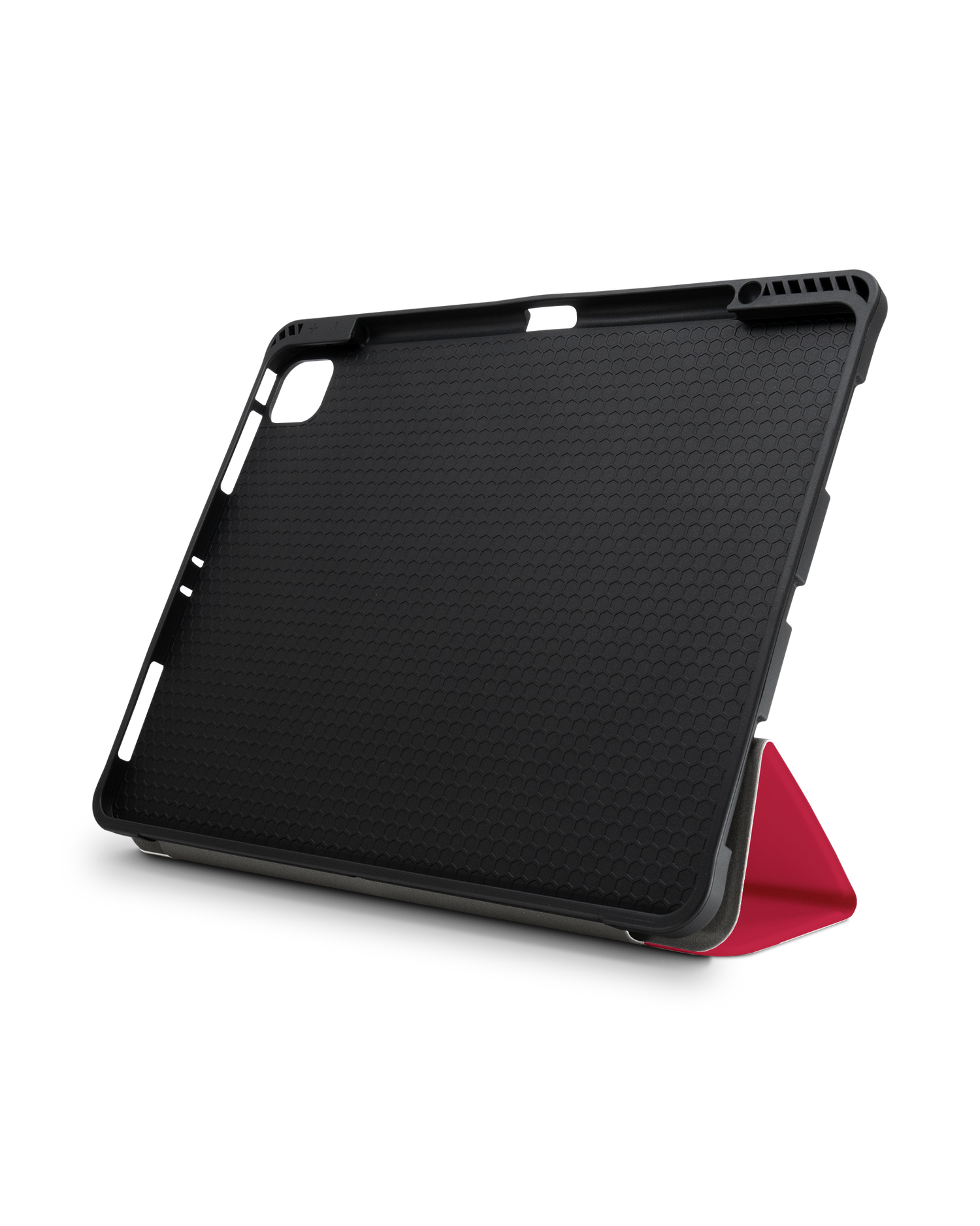 RED iPad Case with Pencil Holder for Apple iPad Pro 6 12.9