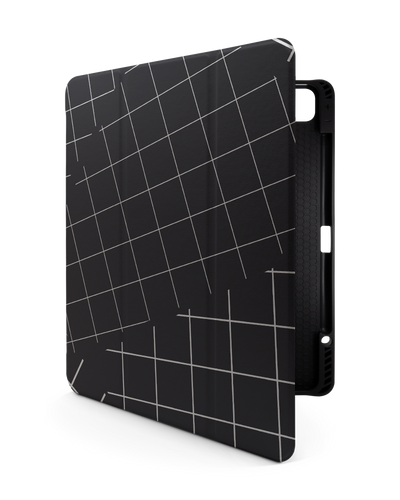 Grids iPad Case with Pencil Holder for Apple iPad Pro 6 12.9" (2022), Apple iPad Pro 5 12.9" (2021), Apple iPad Pro 4 12.9" (2020)