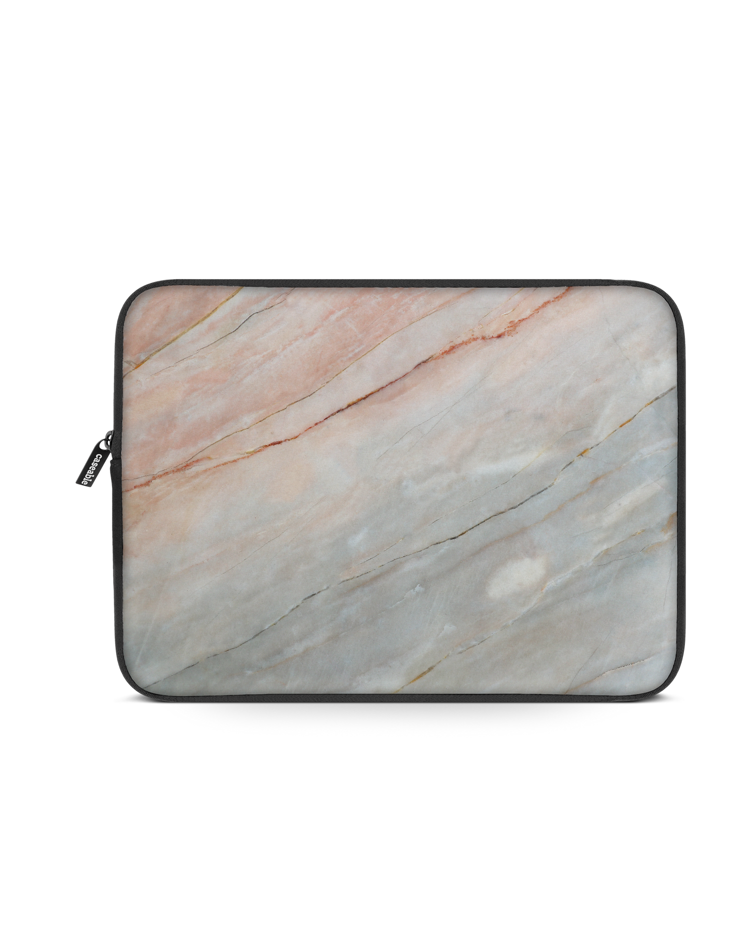 Mother of Pearl Marble Laptop Case 13 inch: Front View