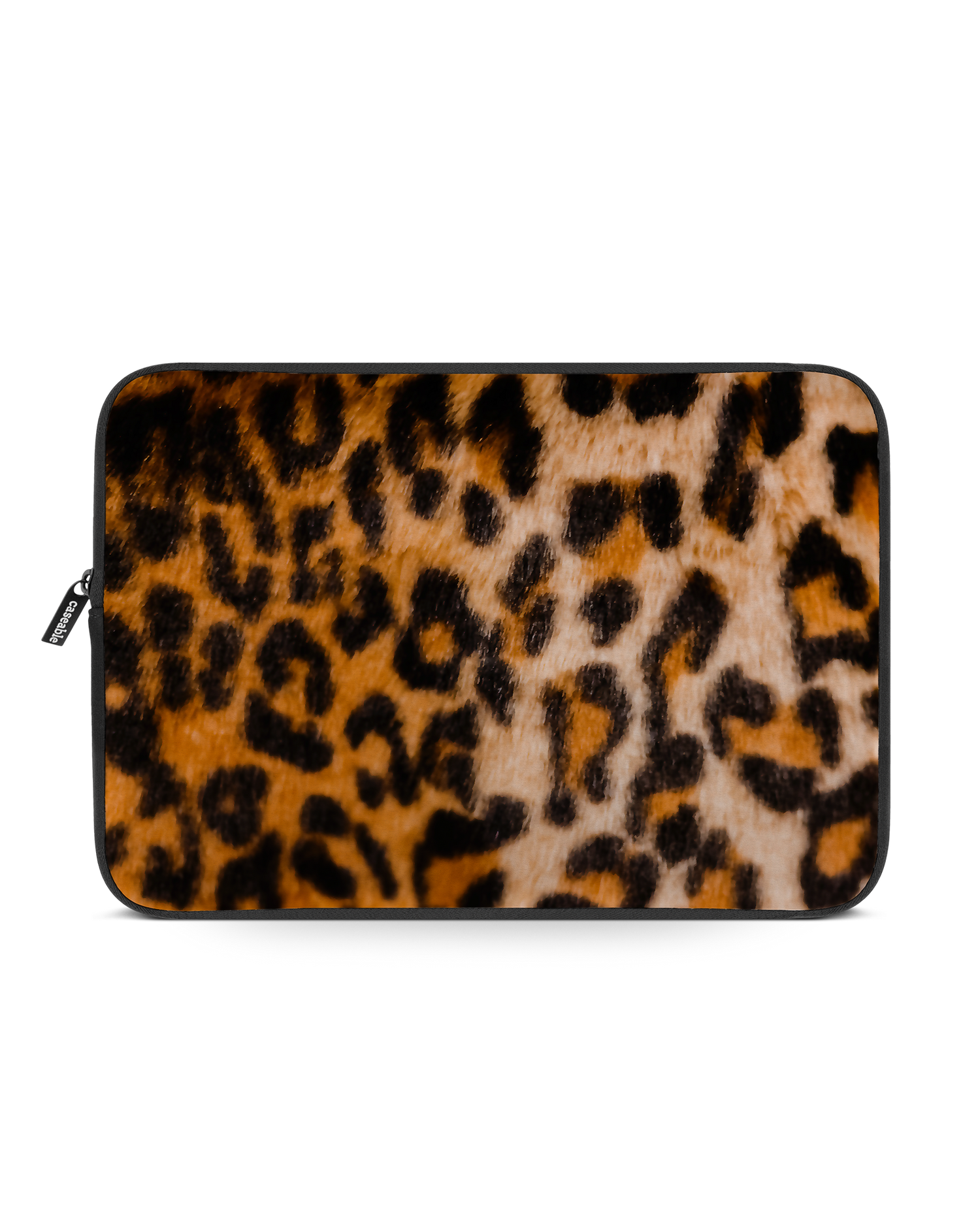 Leopard Pattern Laptop Case 14 inch: Front View