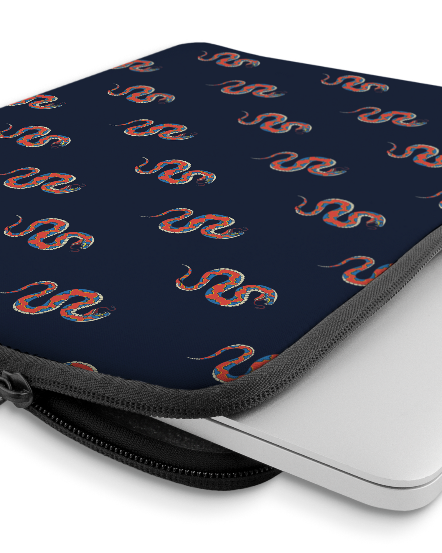 Repeating Snakes Laptop Case 13-14 inch with device inside