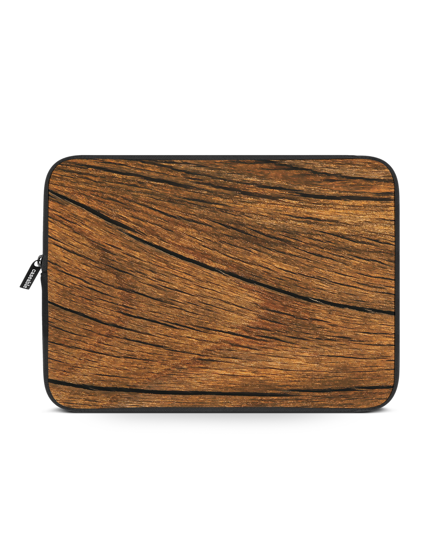 Wood Laptop Case 14-15 inch: Front View