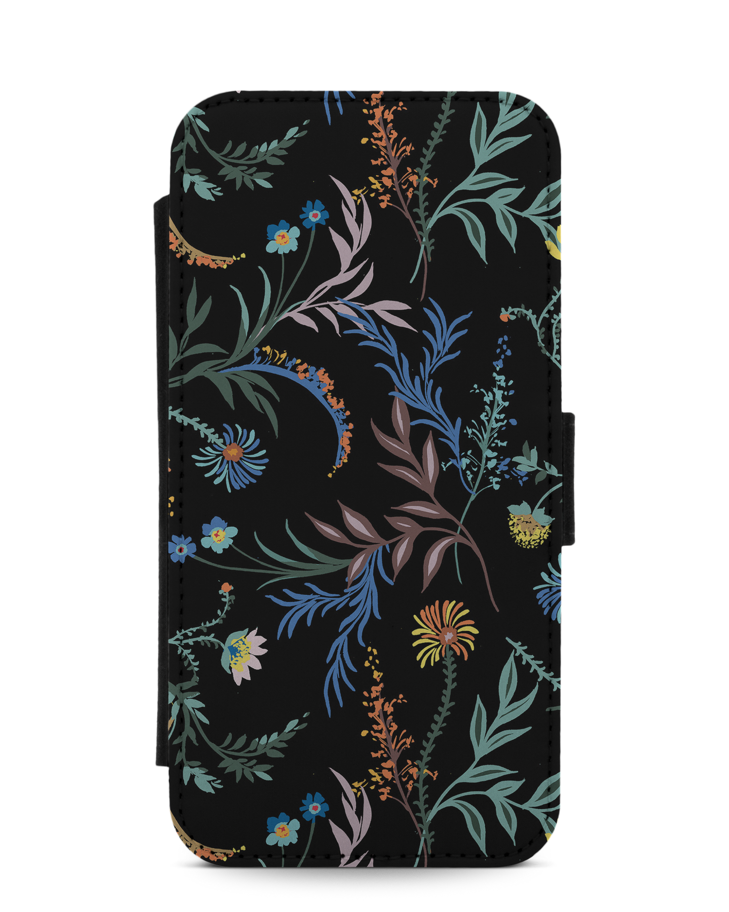 Woodland Spring Floral Wallet Phone Case Apple iPhone 12, Apple iPhone 12 Pro: Front View