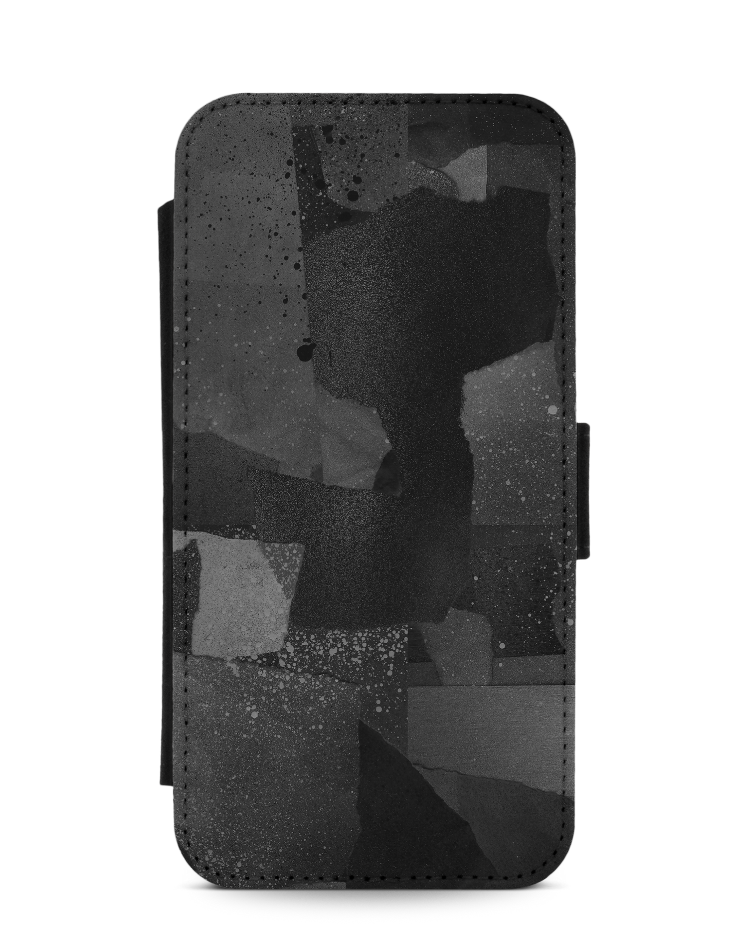 Torn Paper Collage Wallet Phone Case Apple iPhone 12, Apple iPhone 12 Pro: Front View