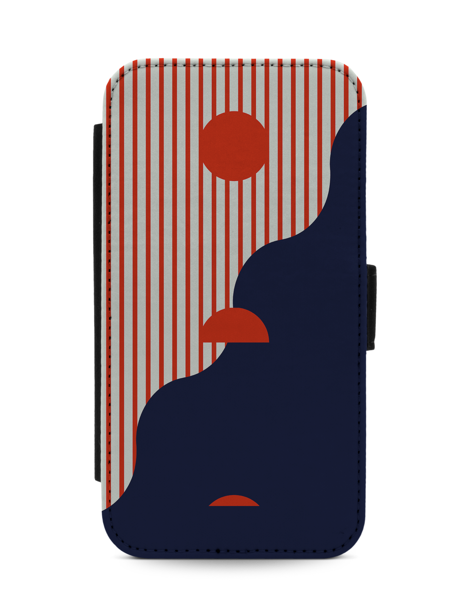 Metric Sunset Wallet Phone Case Apple iPhone 11: Front View