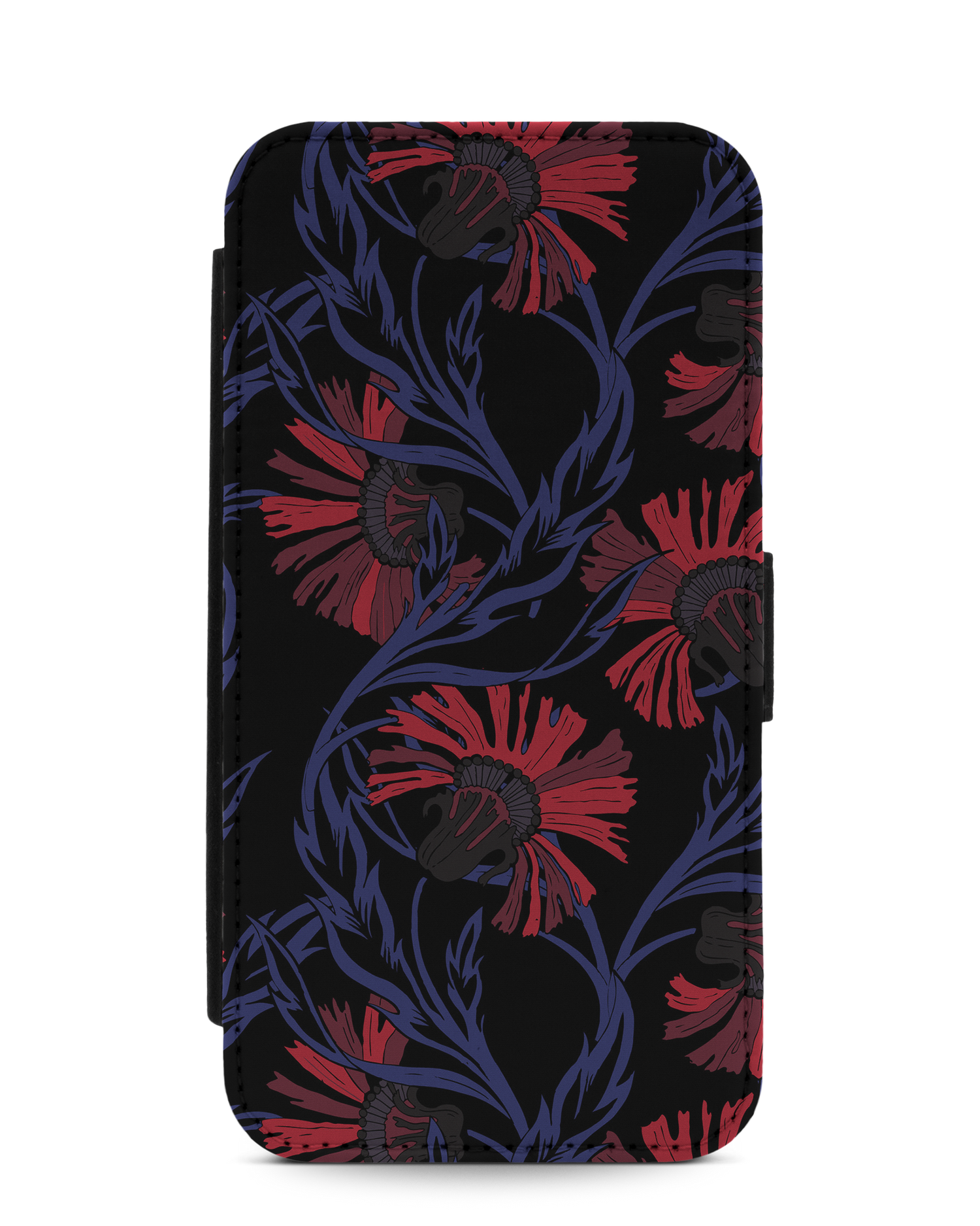 Midnight Floral Wallet Phone Case Apple iPhone 11 Pro Max: Front View