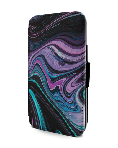 Digital Swirl Wallet Phone Case Apple iPhone 13 mini