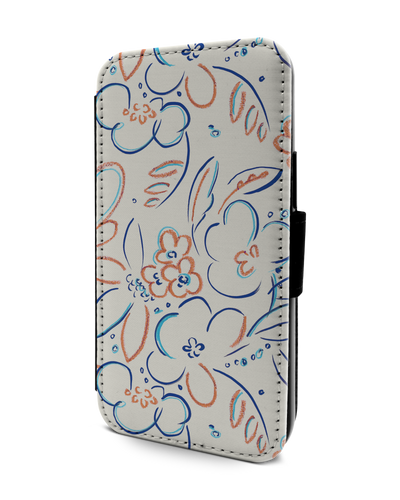 Bloom Doodles Wallet Phone Case Apple iPhone 13 mini