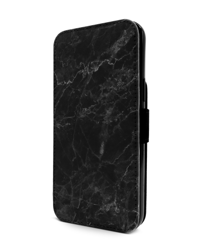 Midnight Marble Wallet Phone Case Apple iPhone 13 Pro Max
