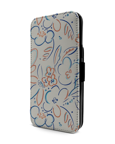 Bloom Doodles Wallet Phone Case Apple iPhone 13 Pro Max