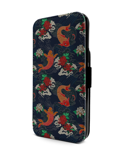 Repeating Koi Wallet Phone Case Apple iPhone 13 Pro Max