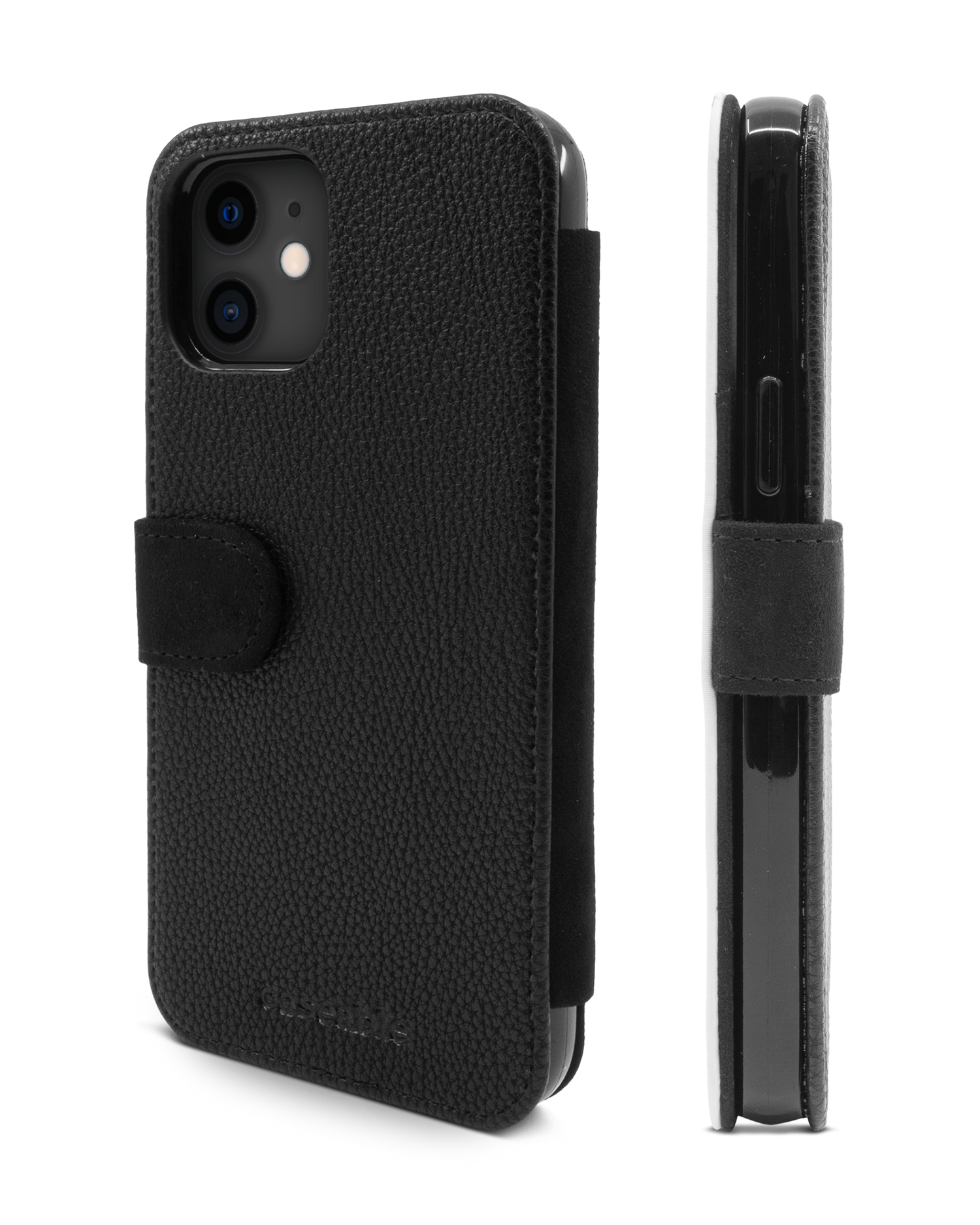 Carbon II Wallet Phone Case Apple iPhone 12 mini: Side View