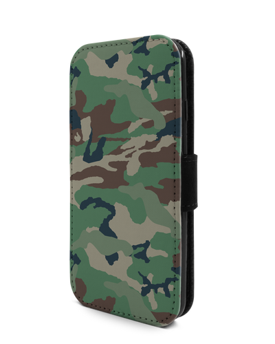 Green and Brown Camo Wallet Phone Case Apple iPhone 7, Apple iPhone 8, Apple iPhone SE (2020), Apple iPhone SE (2022)