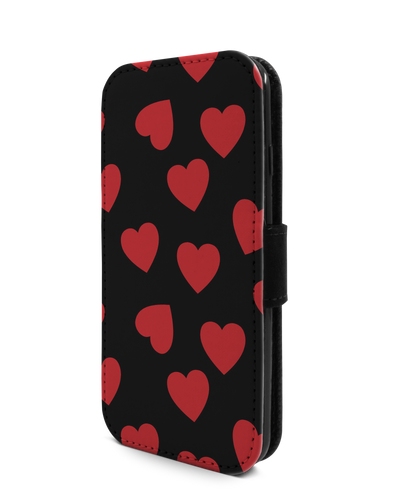 Repeating Hearts Wallet Phone Case Apple iPhone 7, Apple iPhone 8, Apple iPhone SE (2020), Apple iPhone SE (2022)