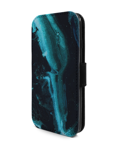 Deep Turquoise Sparkle Wallet Phone Case Apple iPhone 7, Apple iPhone 8, Apple iPhone SE (2020), Apple iPhone SE (2022)