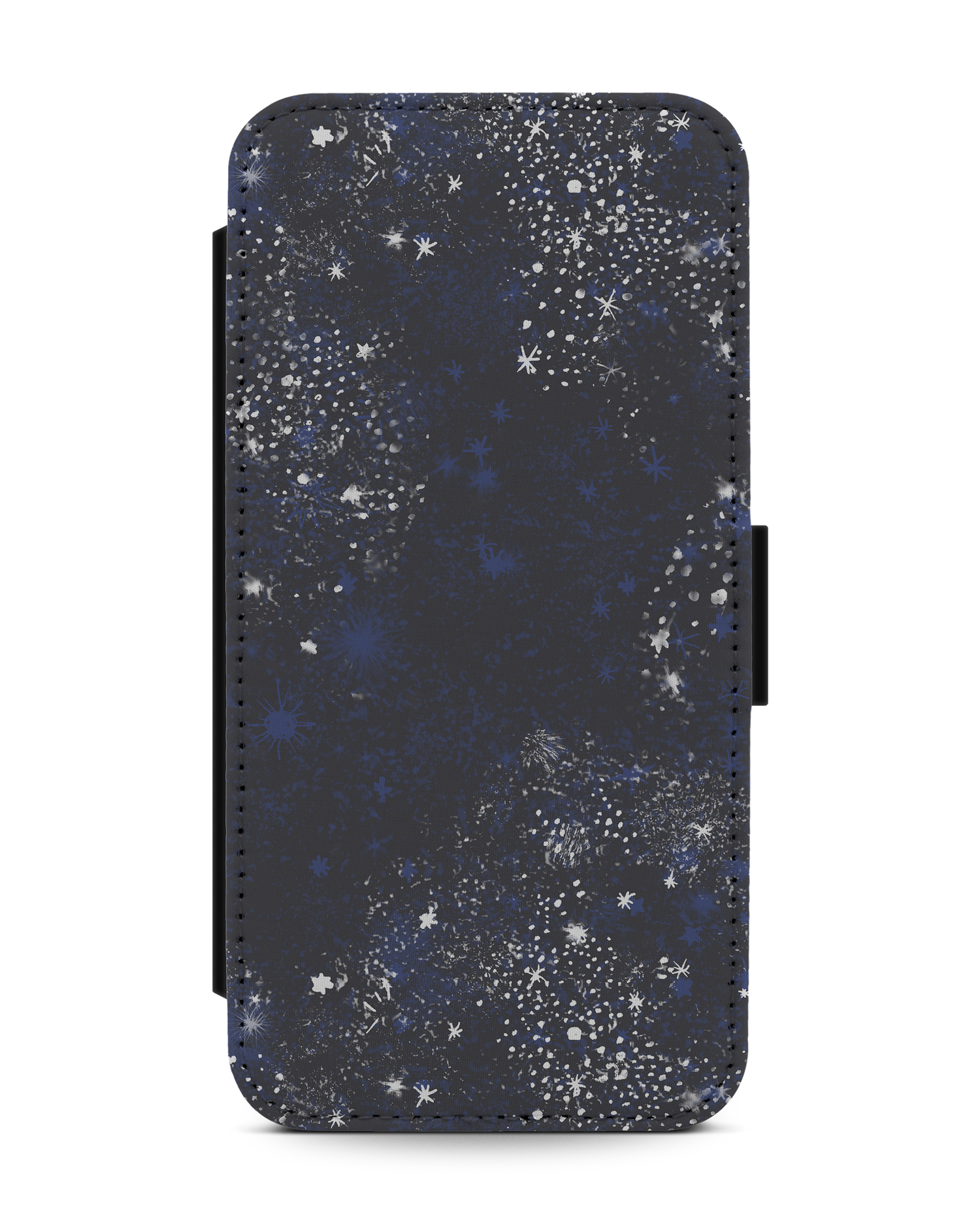 Starry Night Sky Wallet Phone Case Apple iPhone 13: Front View