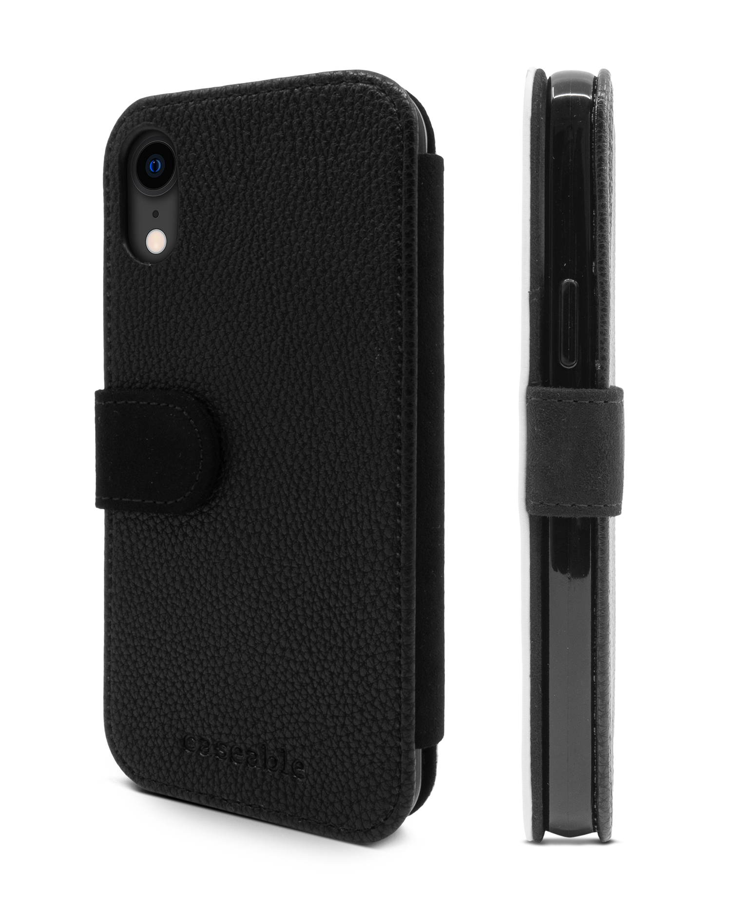 Carbon II Wallet Phone Case Apple iPhone XR: Side View