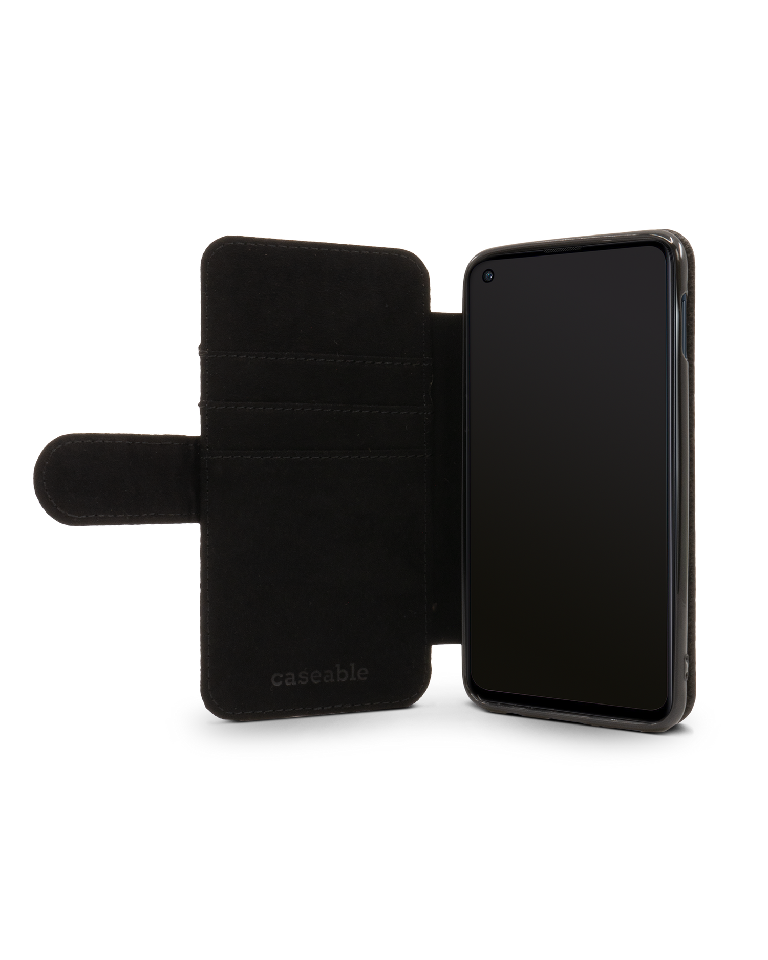 BLACK Wallet Phone Case Samsung Galaxy S10e: Inside View