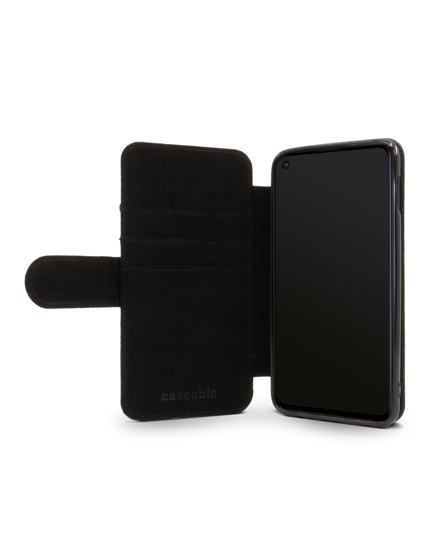 Grids Wallet Phone Case Samsung Galaxy S10e: Inside View