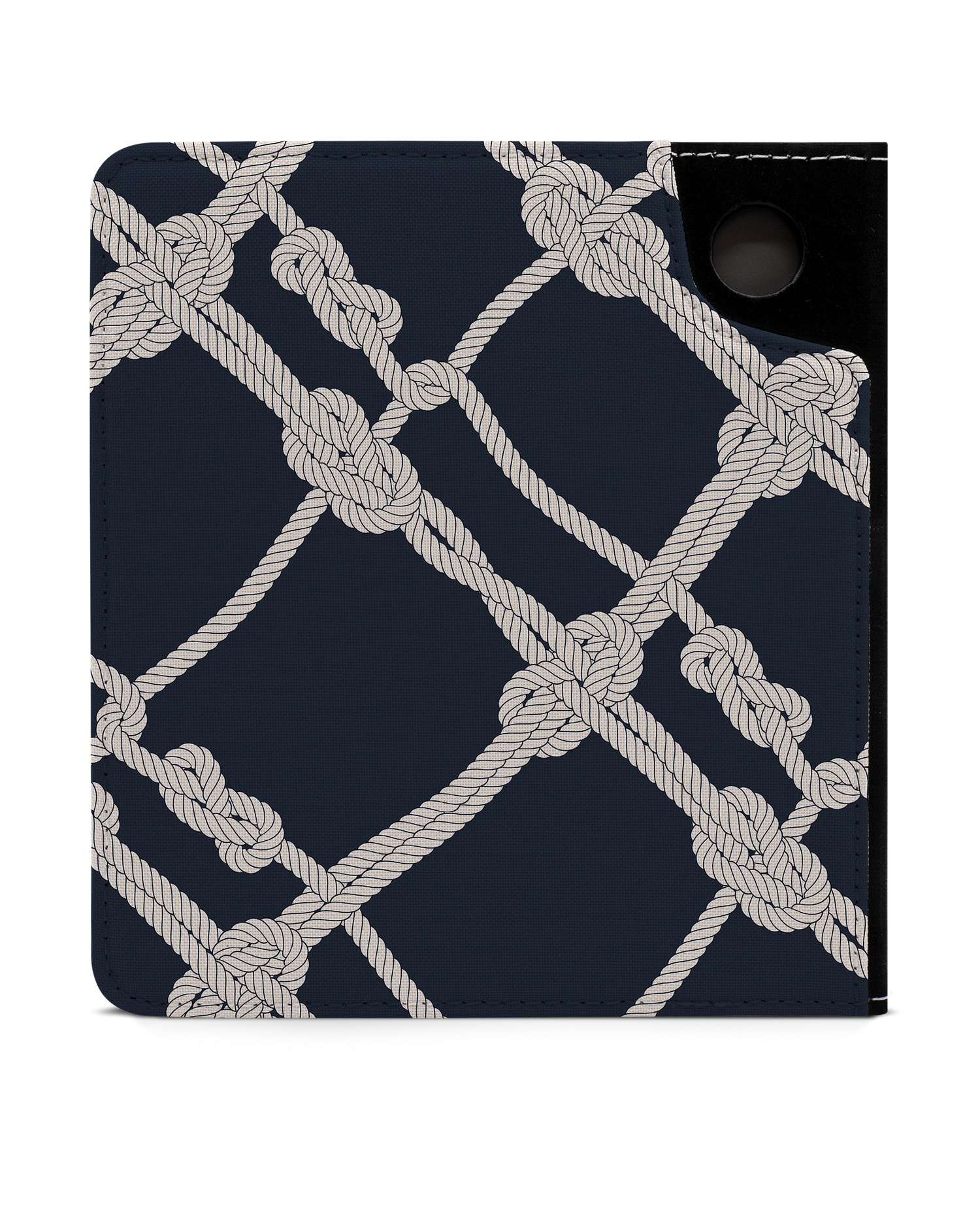 Nautical Knots eReader Case for tolino vision 6: Back View