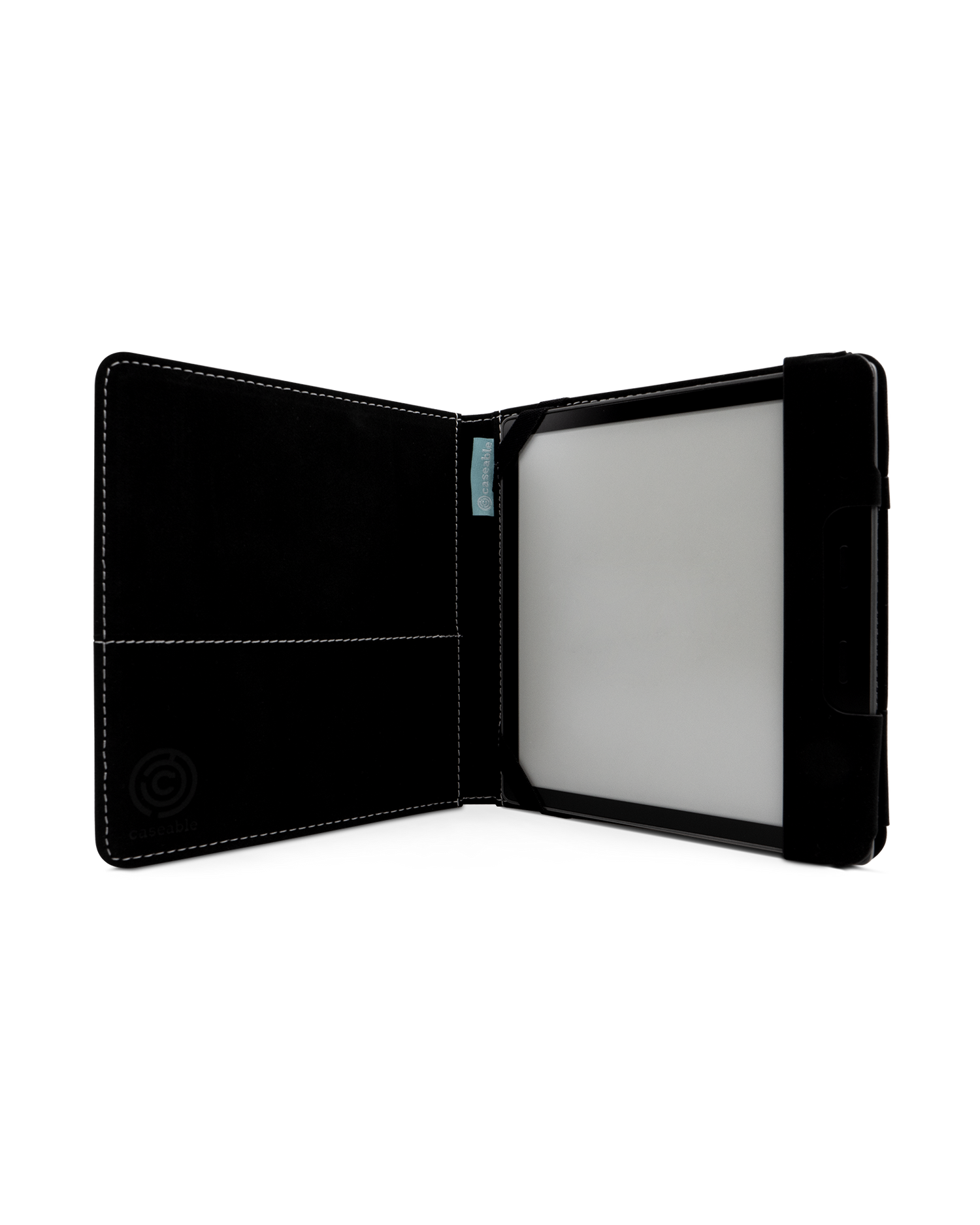 Flower Field eReader Case for tolino vision 6: Opened interior view