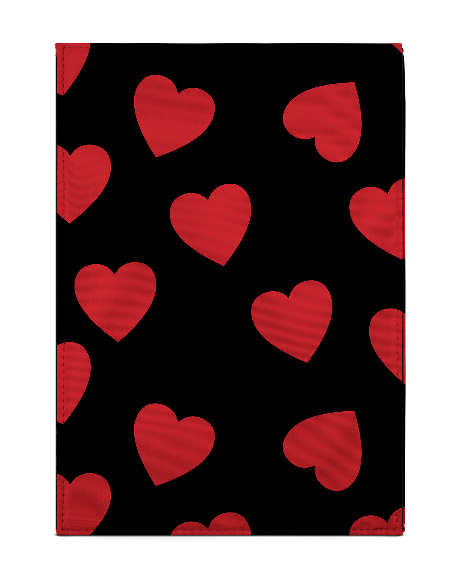 Repeating Hearts Tablet Case M: Back View
