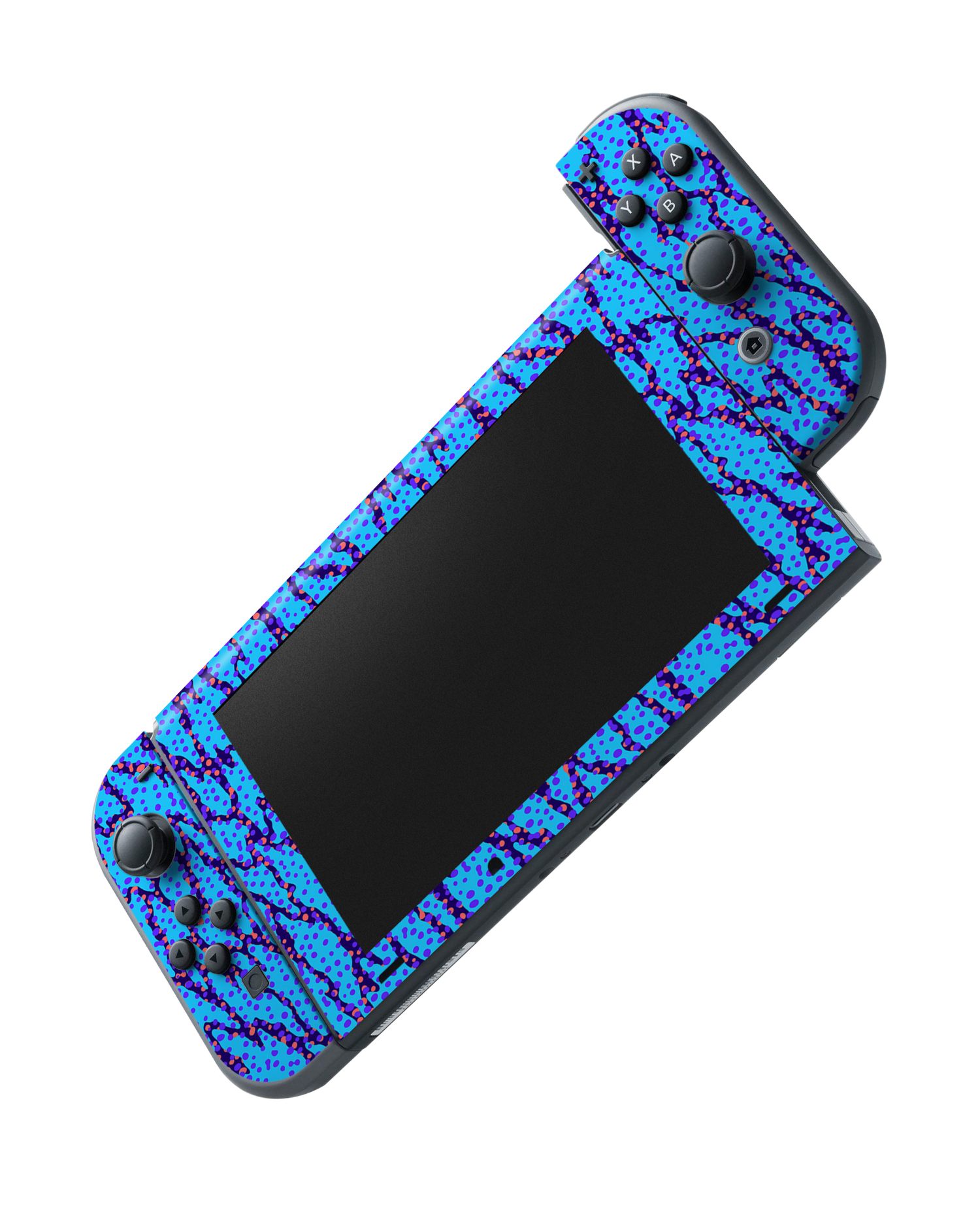 Electric Ocean Console Skin for Nintendo Switch: Joy-Con removing 