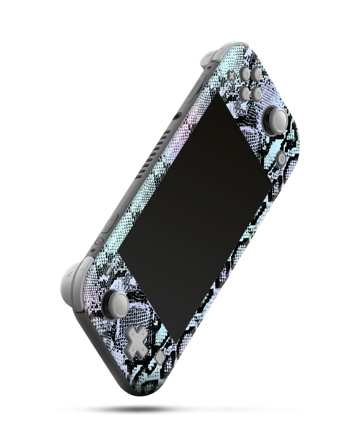 Groovy Snakeskin Console Skin for Nintendo Switch Lite: Side view