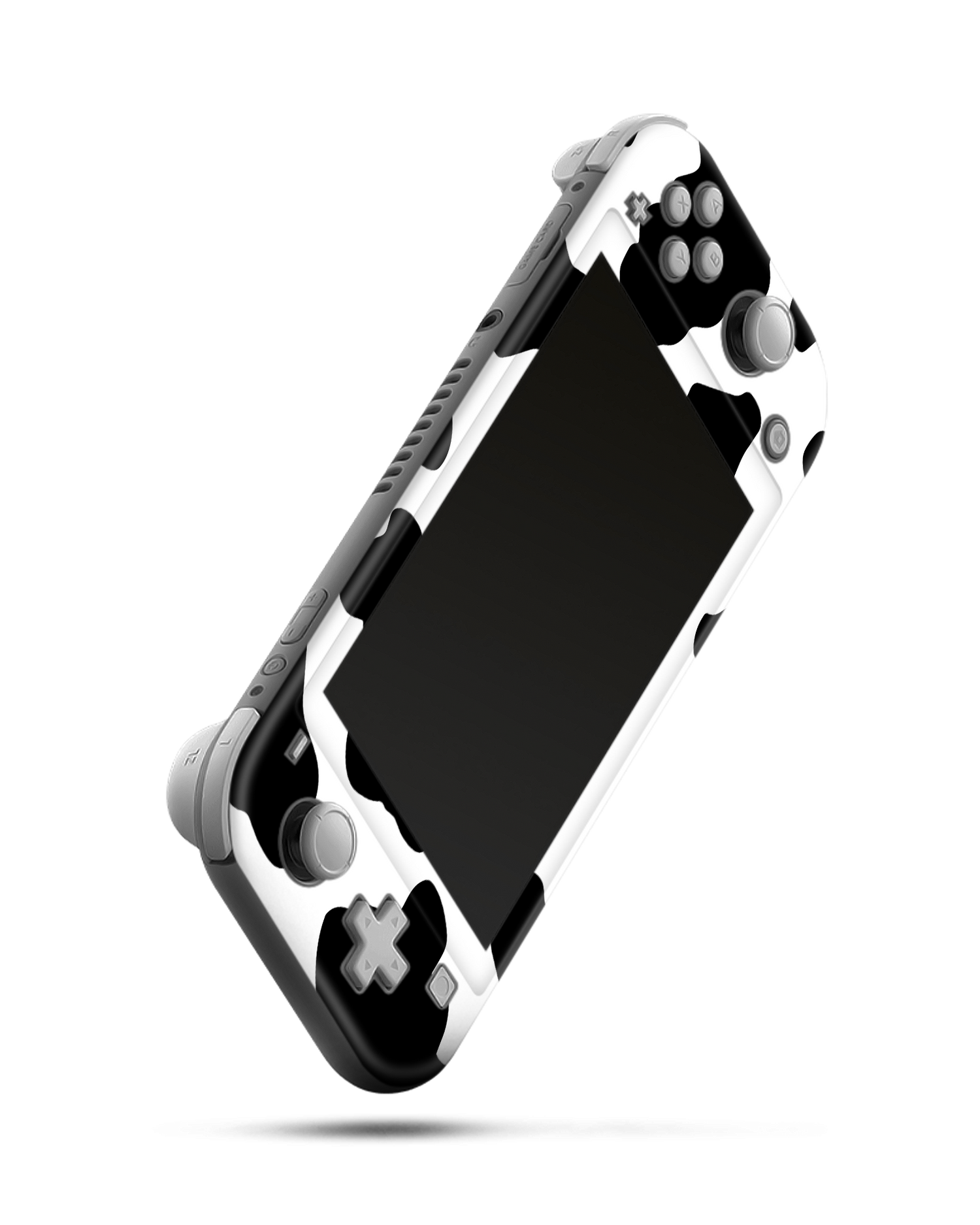 Cow Print 2 Console Skin for Nintendo Switch Lite: Side view