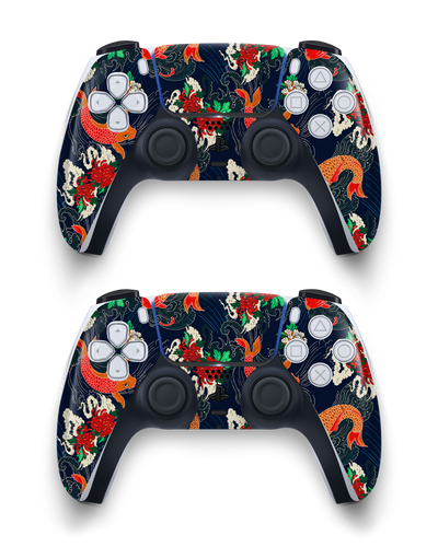 Repeating Koi Console Skin Sony PlayStation 5 DualSense Wireless Controller