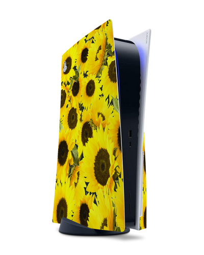 Sunflowers Console Skin for Sony PlayStation 5