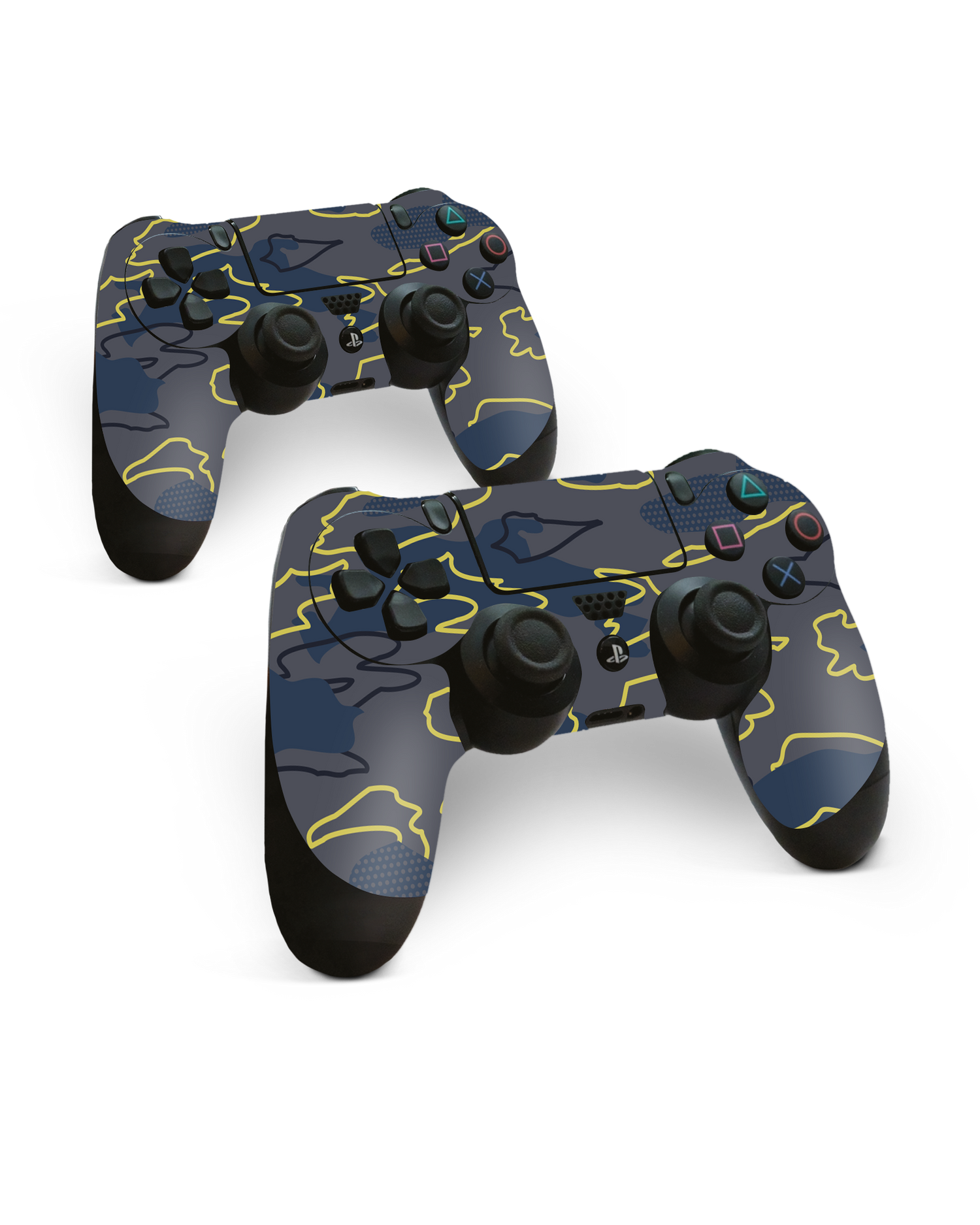 Linear Camo Console Skin for Sony PlayStation 4 Controller: Side View