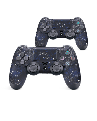 Starry Night Sky Console Skin for Sony PlayStation 4 Controller: Front View