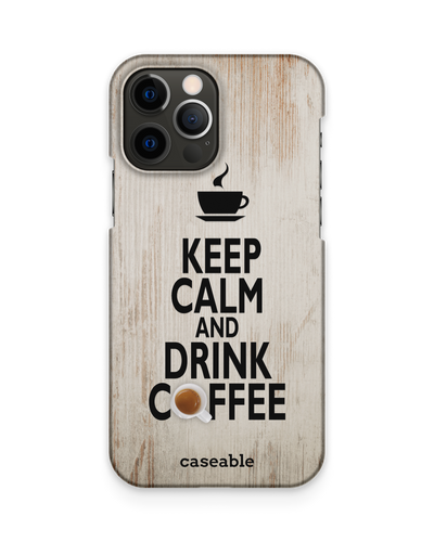 Drink Coffee Hard Shell Phone Case Apple iPhone 12, Apple iPhone 12 Pro