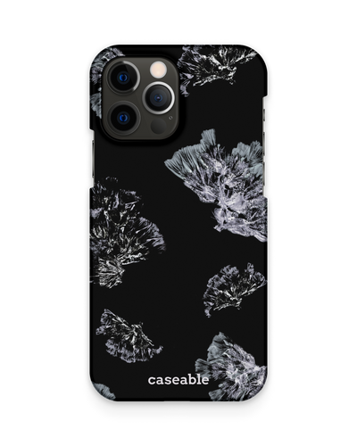Silver Petals Hard Shell Phone Case Apple iPhone 12, Apple iPhone 12 Pro
