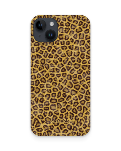 Leopard Skin Hard Shell Phone Case for Apple iPhone 14 Plus