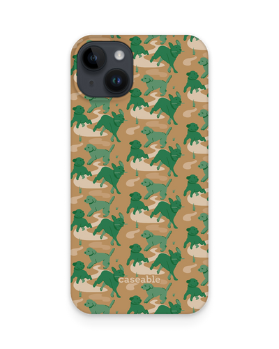 Dog Camo Hard Shell Phone Case for Apple iPhone 14 Plus