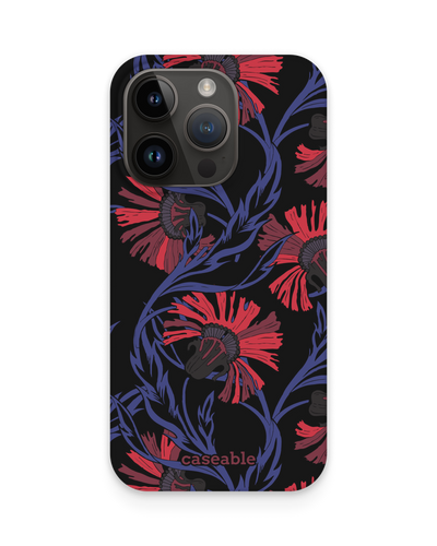 Midnight Floral Hard Shell Phone Case for Apple iPhone 14 Pro