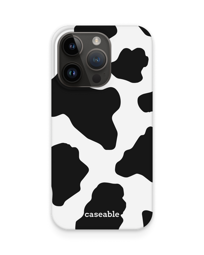 Cow Print 2 Hard Shell Phone Case for Apple iPhone 14 Pro