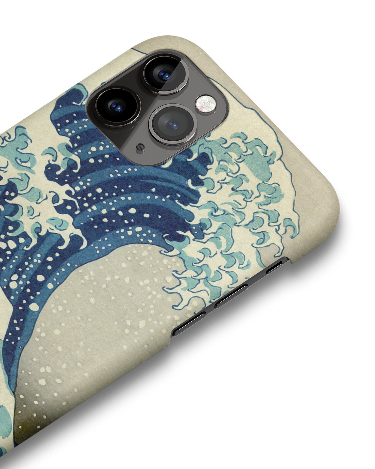 Great Wave Off Kanagawa By Hokusai Hard Shell Phone Case Apple iPhone 11 Pro: Detail Shot