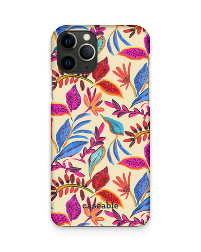 Painterly Spring Leaves Hard Shell Phone Case Apple iPhone 11 Pro
