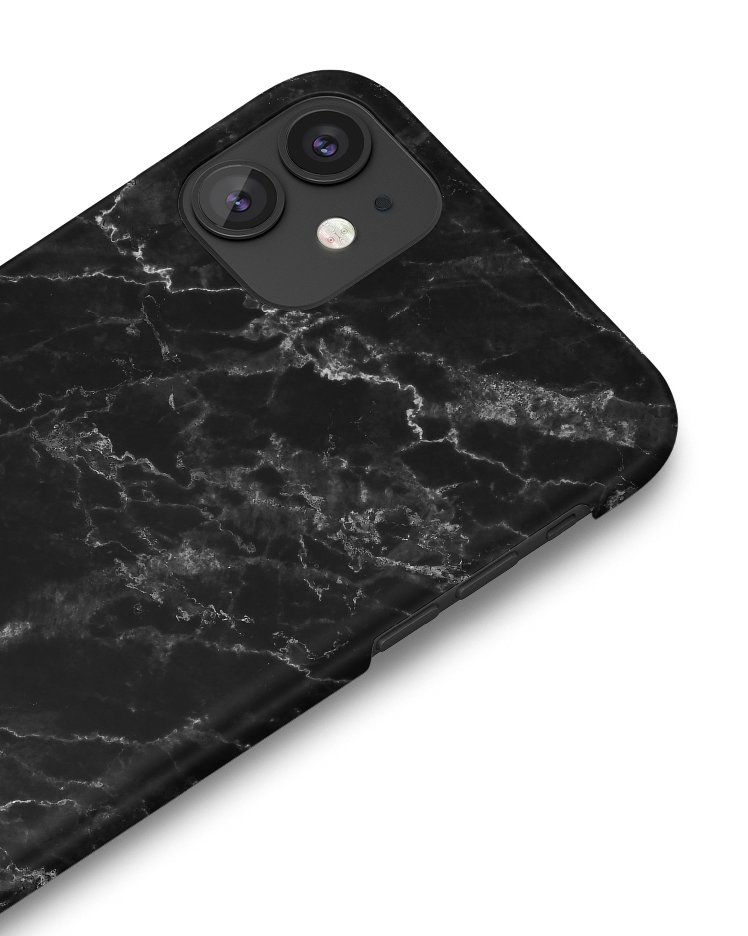 Midnight Marble Hard Shell Phone Case Apple iPhone 11: Detail Shot