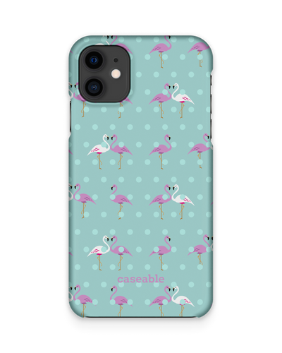 Two Flamingos Hard Shell Phone Case Apple iPhone 11